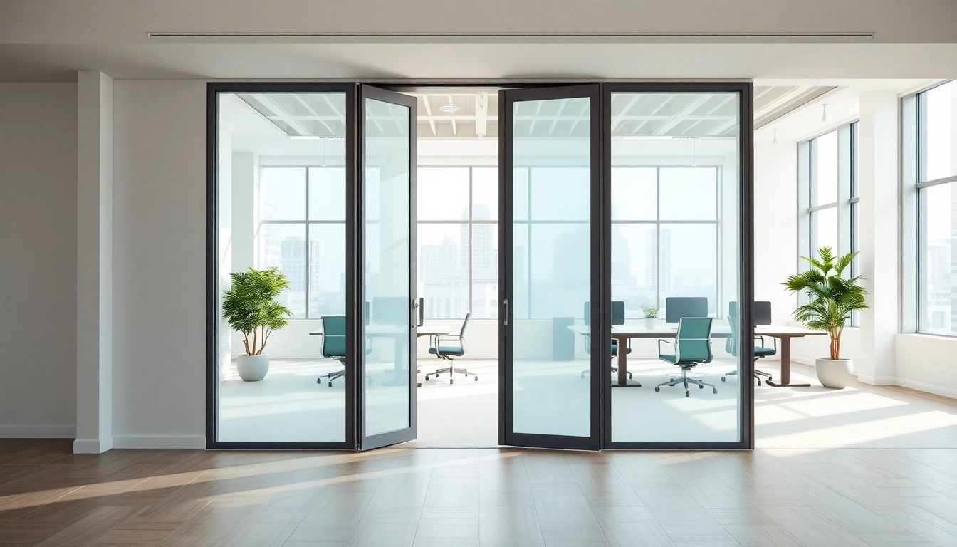 Configure a Folding Partition Wall to optimize your office space for collaboration and style.