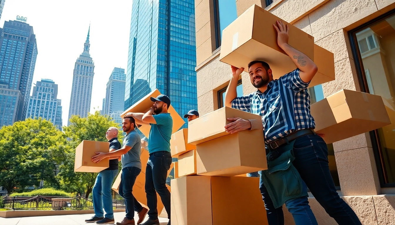 Discovering the best movers in NYC while professionals handle a residential move.