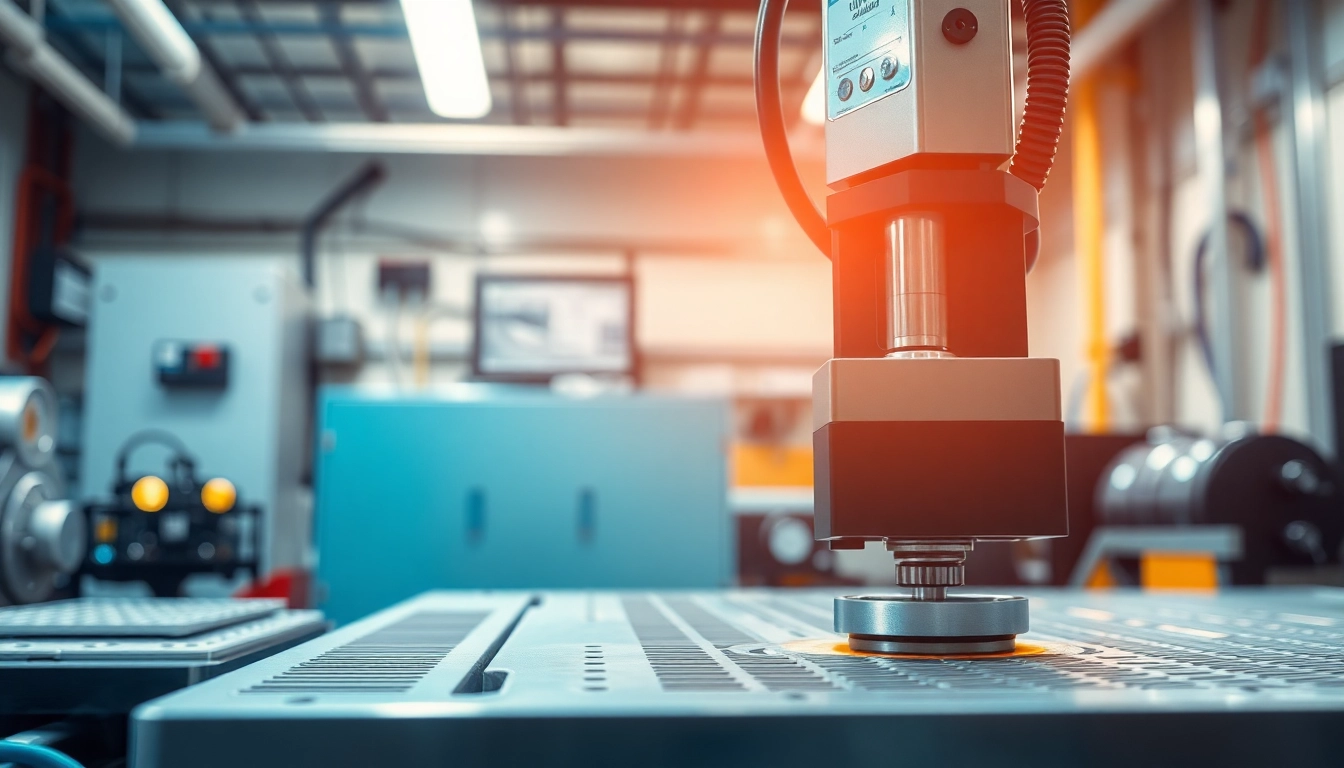 Efficient laser welding machine demonstrating its capabilities in an advanced technical environment.