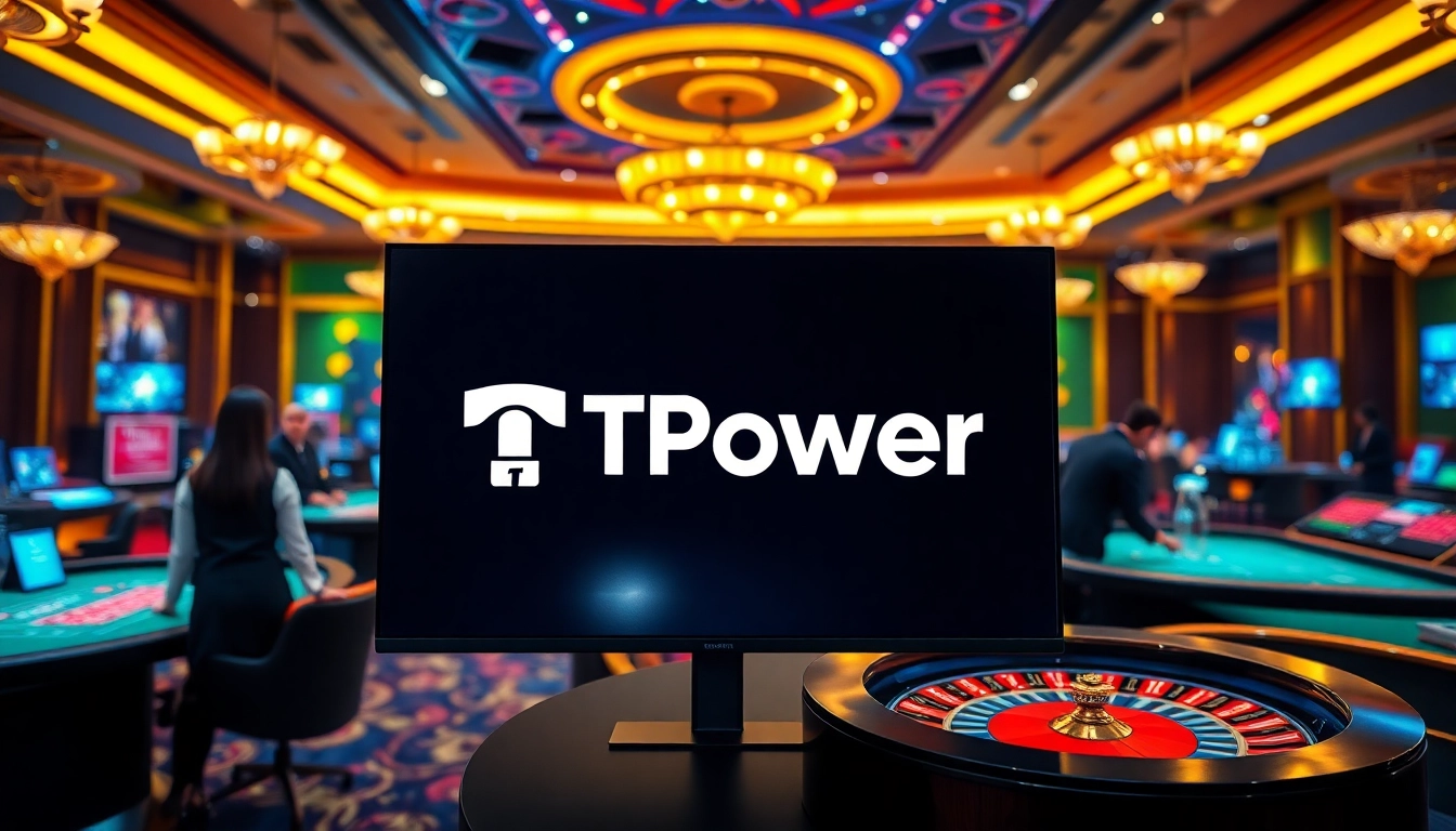 Engage with live games at TPower casino featuring vibrant gaming tables and an exciting atmosphere.