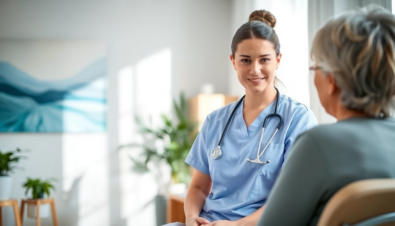 Nurse providing support in a rehabilitation setting through VDAP initiatives