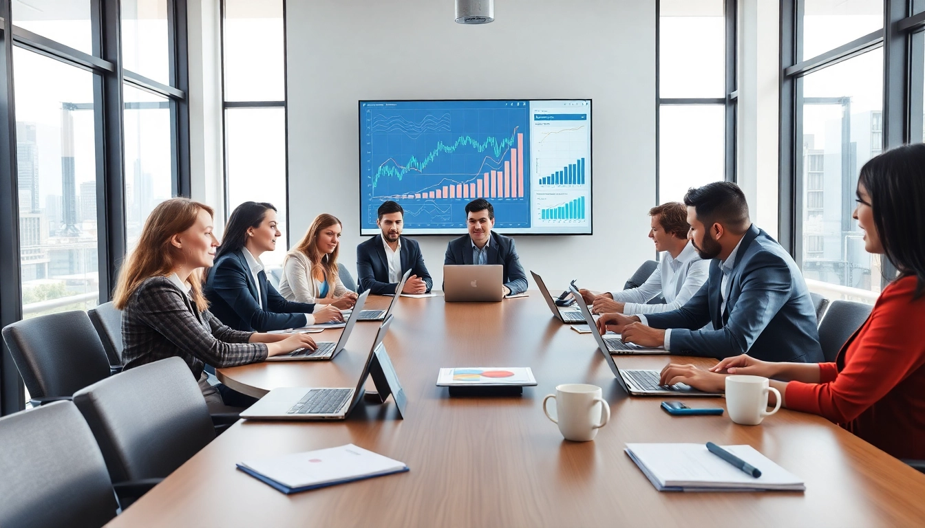 Engaging discussion on competitive intelligence during a professional meeting with diverse participants.
