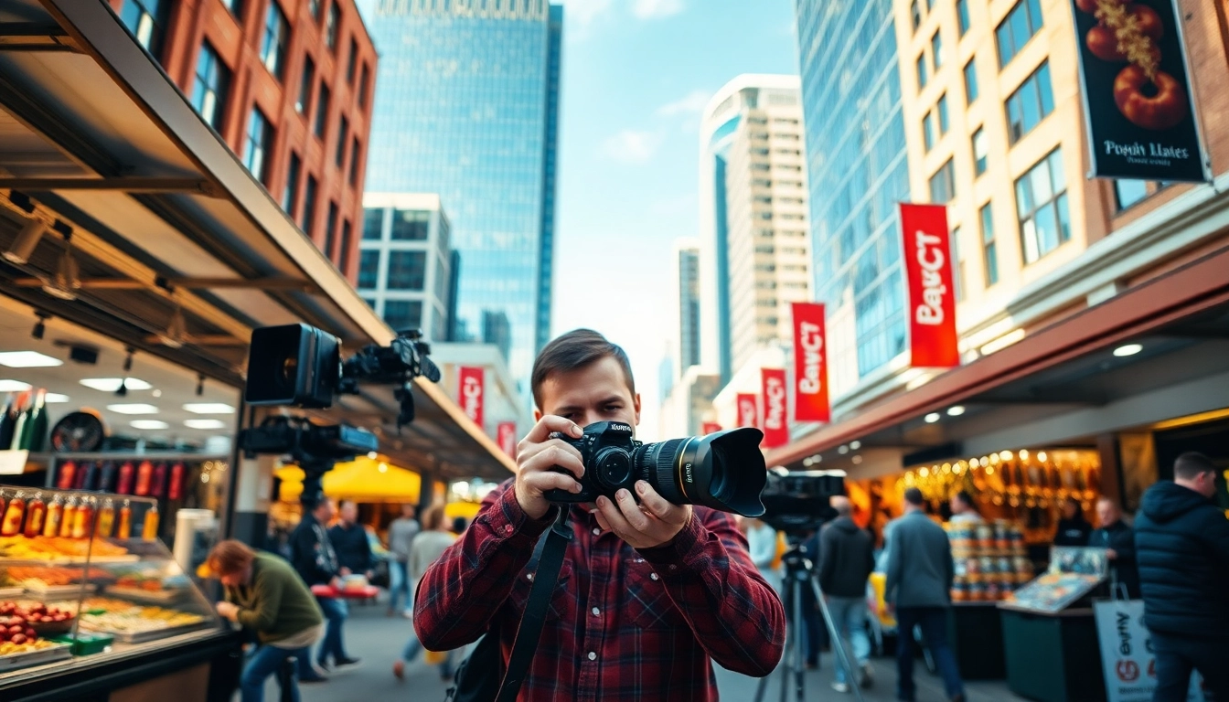 Engaging photography company in Edmonton capturing vibrant urban scenes with skilled professionals.