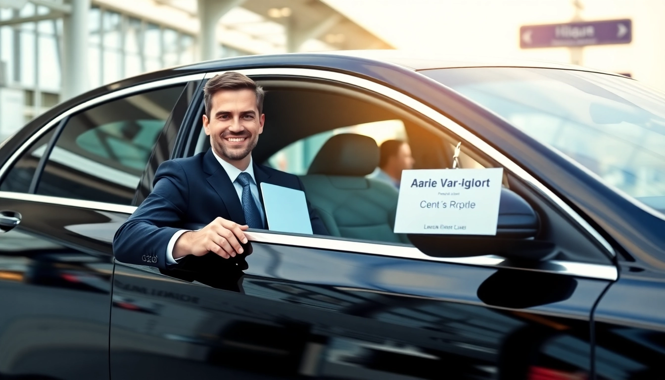 Experience the reliable car service Vancouver airport with a luxurious black sedan and professional driver waiting.