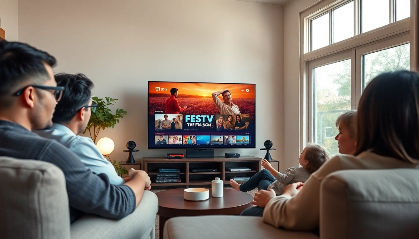 Comprar IPTV en un entorno familiar cómodo disfrutando de sus programas favoritos juntos.