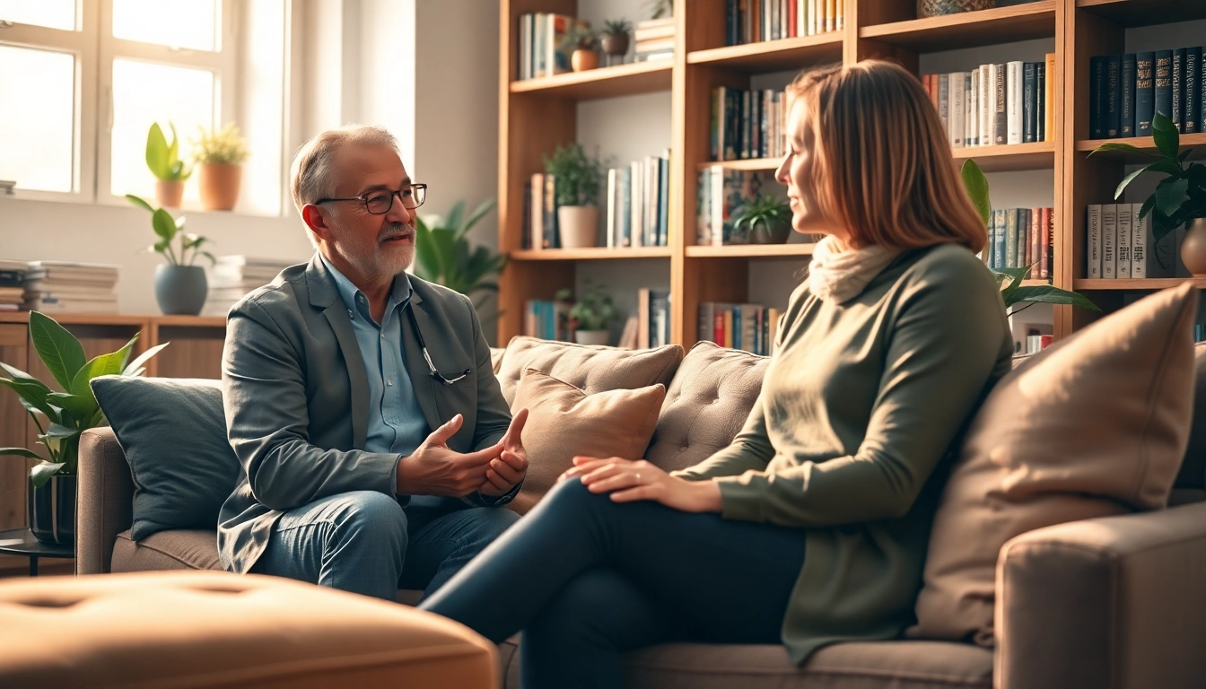 Engaging psychotherapy session in Dubai highlighting the importance of mental health support.